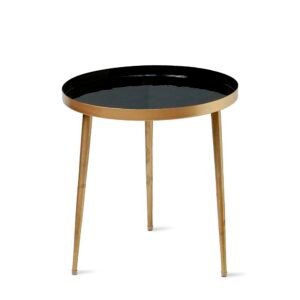 Mesa de apoyo de metal laqueada