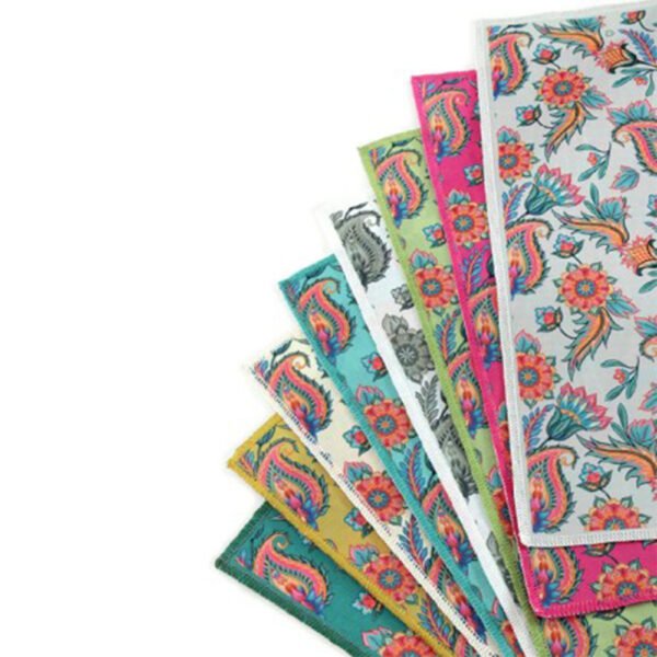 Set x 6 individuales floreados