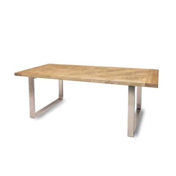 Mesa de comedor de madera de olmo reciclada