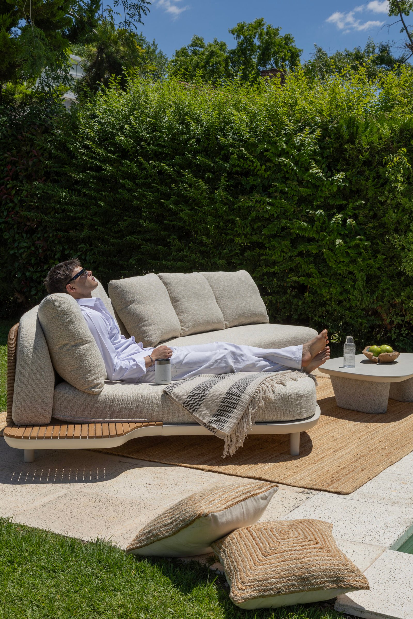 Sofá de exterior Balena 3 cuerpos - Image 6