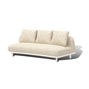 Sofá de exterior Balena 3 cuerpos